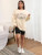 Fifth Avenue DIFT414 Los Angeles Printed Sweatshirt - Cream