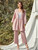 Fifth Avenue Women's Georgette Coat and Pants Set - FAWGTPS1