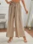 Fifth Avenue Women's Paper Bag Tie Waist Wide Leg Pants FAWLP7