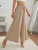 Fifth Avenue Women's Paper Bag Tie Waist Wide Leg Pants FAWLP7
