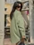Fifth Avenue Women's Georgette High Neck Top and Pants Set - FAWGTPS7