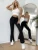 Fifth Avenue Women's Button Waist Flare Detail Pants FAWLP16