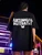 Fifth Avenue DIFT459 Oversized Anti Social Butterfly Printed T-Shirt - Black
