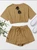 Fifth Avenue Women's WSNS57 Top and Shorts Set