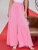 Fifth Avenue Women's Elastic Waist Chiffon Overlay Detail Wide Leg Pants FAWLP22