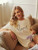 Fifth Avenue DIFT503 Oversized Love Printed T-Shirt - Cream