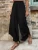 Fifth Avenue Women's Elastic Wide Waist Detail Wide Leg Pants FAWLP23