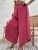 Fifth Avenue Women's Elastic Wide Waist Detail Wide Leg Pants FAWLP25
