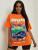 Fifth Avenue DIFT543 Car Printed T-Shirt - Orange