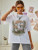 Fifth Avenue DIFT545 Mushroom Printed T-Shirt - White