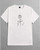 Fifth Avenue Text Floral Printed MIFT38 T-Shirt - White