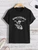 Fifth Avenue Hand Floral Printed MIFT45 T-Shirt - Black
