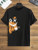 Fifth Avenue Face Graffiti Printed MIFT56 T-Shirt - Black