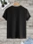 Fifth Avenue Rose Printed MIFT72 T-Shirt - Black