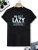 Fifth Avenue I'm Not Lazy Printed MIFT114 T-Shirt - Black