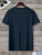 Fifth Avenue Chicago Printed MIFT119 T-Shirt - Navy Blue