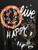 Fifth Avenue Front Back Paint Printed MIFT129 T-Shirt - Black