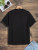 Fifth Avenue Side Car Printed MIFT132 T-Shirt - Black