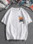 Fifth Avenue Paint Text Printed MIFT147 T-Shirt - White
