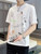 Fifth Avenue All Over Text Printed MIFT156 T-Shirt - White