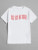 Fifth Avenue Front Back Lies Printed MIFT171 T-Shirt - White