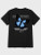 Fifth Avenue Front Back Butterfly Printed MIFT172 T-Shirt - Black