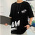Fifth Avenue Text Printed MIFT176 T-Shirt - Black