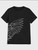 Fifth Avenue Side Geometric Printed MIFT180 T-Shirt - Black