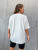 Fifth Avenue DIFT570 Michigan Printed Oversized T-Shirt - White