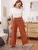 Fifth Avenue Women's Side Slit Wide Leg Detail Pants FAWLP59