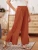 Fifth Avenue Women's Side Slit Wide Leg Detail Pants FAWLP59