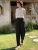 Fifth Avenue Women's Pocket Detail Wide Leg Detail Pants FAWLP62