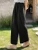 Fifth Avenue Women's Pocket Detail Wide Leg Detail Pants FAWLP62