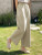 Fifth Avenue Women's Pocket Detail Wide Leg Detail Pants FAWLP63