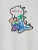 Fifth Avenue Multi Color Dragon Printed MIFT198 T-Shirt - White