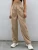 Fifth Avenue Women's Elastic Wide Leg Cargo Pocket Detail Pants FAWLP65