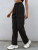 Fifth Avenue Women's Elastic Wide Leg Cargo Pocket Detail Pants FAWLP66
