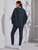 Fifth Avenue WTPS26 Print Oversized Detail Sweatshirt and Jogger Pants Set