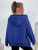 Fifth Avenue DIFT601 Oakland Print Zip Hoodie - Royal Blue