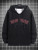 Fifth Avenue Printed Zip Hoodie MIFT275 - Black
