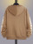 Fifth Avenue Printed Zip Hoodie MIFT276 - Brown