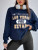 Fifth Avenue DIFT704 Las Vegas Printed Sweatshirt - Navy Blue