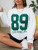Fifth Avenue DIFT707 89 Los Angeles Printed Sweatshirt - White
