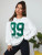 Fifth Avenue DIFT707 89 Los Angeles Printed Sweatshirt - White