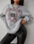 Fifth Avenue DIFT708 Detroit Printed Sweatshirt - Grey