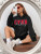 Fifth Avenue DIFT710 Overthinking Print Hoodie - Black