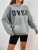 Fifth Avenue DIFT710 Overthinking Print Hoodie - Grey