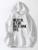 Fifth Avenue DIFT713 Let Me Overthink Hoodie - White