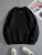 Fifth Avenue DIFT726 Heart Outline Printed Sweatshirt - Black