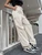 Fifth Avenue Women's Elastic Wide Leg Pocket Detail Pants FAWLP76